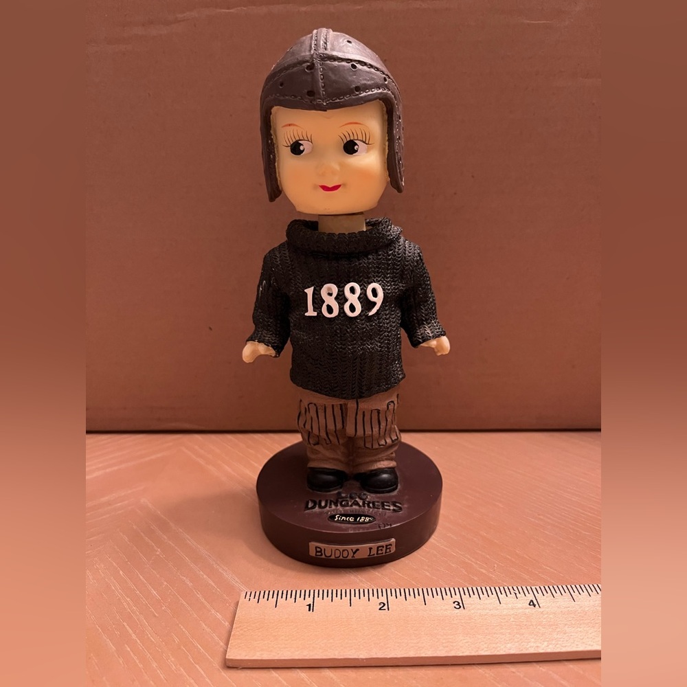 Vintage 8” Buddy Lee Bobblehead. 1889 football player.